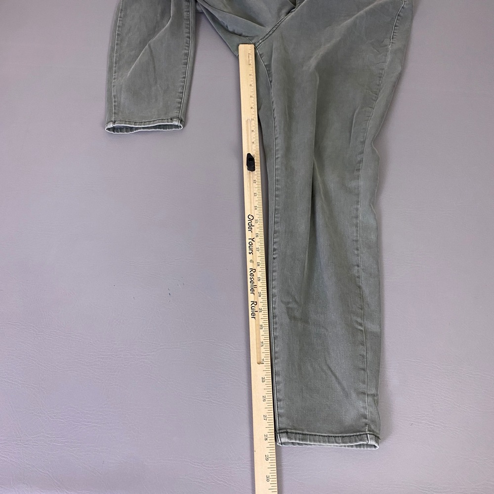 Maurices Jeans Womens Plus Size 20w Regular Olive Green Skinny Leg Stretch Denim - Picture 8 of 12